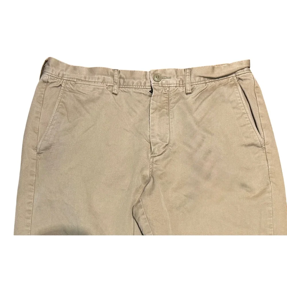 J.Crew‎ Broken-In Chino Pants 32x30 Khaki Tan Cotton Straight Leg casual
